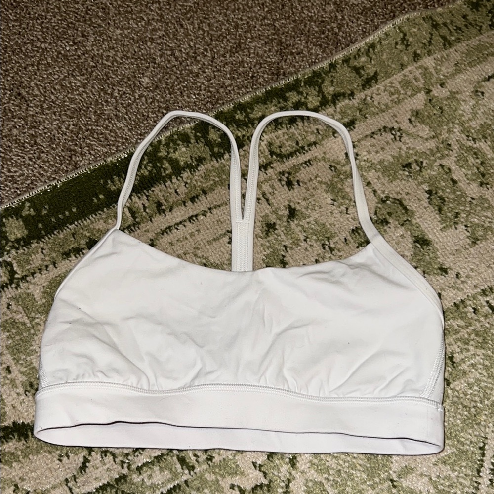 Lululemon White Sports Bra